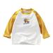 ZHAGHMIN T Shirts Girls Size 8 Toddler Kids Girls Long Sleeve Basic Inside T Shirt Casual Tees Shirt Tops Solid Cloths Girls Shirt Rainbow 24M Girl Clothes Two Year Old Birthday Outfit Girl Floral T