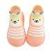 YDOJG Toddler Sneakers Children Todller Shoes Baby Boys And Girls Non Slip Flat Socks Shoes Lightweight Comfortable Cute Cartoon Bear Pattern