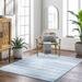 Gizeh 2'7" x 4' Arctic Stone/Muted Blue/Harbor Blue/Slate/Smoke Area Rug - Hauteloom