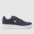 Tommy Jeans retro basket trainers in navy