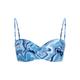 Chiemsee Bandeau Bikini Oberteil Damen blau, 38C