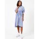 French Connection Rhodes Stripe Shirt Dress, Blue/White