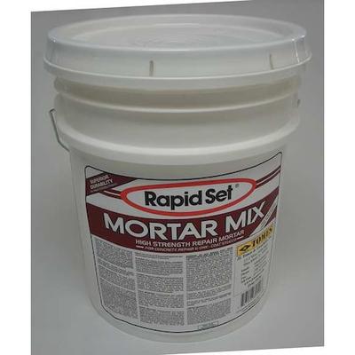 RAPID SET GRA-RSMM-55 Mortar, Pail, Gray, Mortar Mix