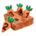 Dog Puzzle Toys Slow Feeder Chew Toy Pet Foraging Mat Dog Carrot Plush Toy Interactive Dog Toy For Puppy Slow Eating Playing Boys Girls Kids