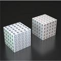 Xiangyi Mahjong 5x5 Magic Cube Cube Stickerless(White) Smooth Magic Carbon Fiber Cubes Puzzle Cube