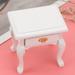 1:12 Vintage Doll House End Table Doll House Nightstand Wooden Miniature For Doll House Kids Gift