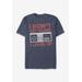 Men's Big & Tall Nintendo Level Up Controller Tee by Nintendo in Navy Heather (Size LT)