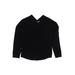 PLACE Sport Cardigan Sweater: Black Print Tops - Kids Girl's Size 14