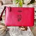 Coach Bags | Coach Boxed Minnie Mouse Small Wristlet With Motif Red | Color: Red | Size: Os