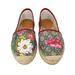 Gucci Shoes | Gucci Pilar Gg Supreme Flora Espadrilles Flats | Color: Red | Size: 37eu