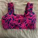 Lilly Pulitzer Tops | Lilly Pulitzer Sports Bra | Color: Blue/Pink | Size: M