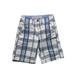 American Eagle Outfitters Shorts | American Eagle Classic Length Shorts Mens Size 26 White Plaid Chino | Color: Blue/White | Size: 26