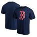 Men's Navy Boston Red Sox Team Color Primary Logo 2 T-Shirt