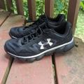 Under Armour Shoes | Like New Under Armour Assert Running Shoes Black & White 5y Size 5 | Color: Black/White | Size: 5b