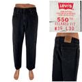 Levi's Jeans | Levis 550 Mens 35 X 29 (Actual) Jeans Black Faded 1998 Vintage Made In Mexico | Color: Black | Size: 35