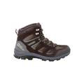 Wanderschuh JACK WOLFSKIN "VOJO 3 TEXAPORE MID M" Gr. UK 7,5 - EU 41, Normalschaft, braun (dark, brown, lime) Schuhe Herren