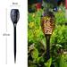 Solar Powered Torch Light Outdoor Waterproof Mini Solar Torch Light Decoration Lighting for Outdoor