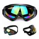 Waroomhouse Large Frame Unisex Sunglasses UV400 Eyeglasses Adjustable Strap Windproof Motorcycle Goggles for Riding