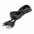 FITE ON 5ft Black Mini USB Data Cable For Garmin StreetPilot c320 c330 c340 c510 GPS