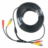 FITE ON 65ft Black Extension Power/Video Cable Replacement for Swann Security CCTV Kit SWDVK-825508 Black