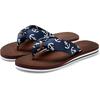 Badezehentrenner LASCANA, Damen, Gr. 42, blau, Obermaterial: 100% Textilmaterial. Decksohle: 100% Synthetik. Laufsohle: 100% Synthetik, gemustert, casual, Schuhe, Sandale, Pantolette, Badeschuh ultraleicht mit softem Band VEGAN, Topseller