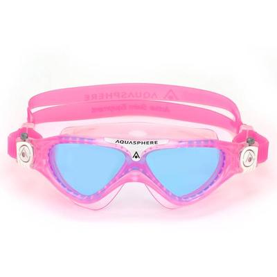 AQUASPHERE Brille VISTA JUNIOR, Größe S in PINK WHITE LENS BLUE