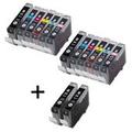 Compatible Multipack Canon PIXMA MP960 Printer Ink Cartridges (14 Pack) -0620B001