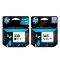 Original Multipack HP PSC 2355 Printer Ink Cartridges (2 Pack) -C8765EE