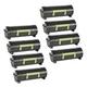 999inks Compatible Eight Pack Lexmark 56F2000 Black Standard Capacity Laser Toner Cartridges (8 Pack)