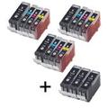 Compatible Multipack Canon PIXMA MP960 Printer Ink Cartridges (15 Pack) -0628B001