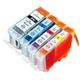 999inks Compatible Multipack Canon BCI-3eK and BCI-6C/M/Y 1 Full Set Inkjet Printer Cartridges (4 Pack)