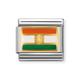 Nomination Classic Gold India Flag Charm