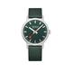 Mondaine Classic 40 Mm Textile With Cork Lining Unisex Watch, Green, Men