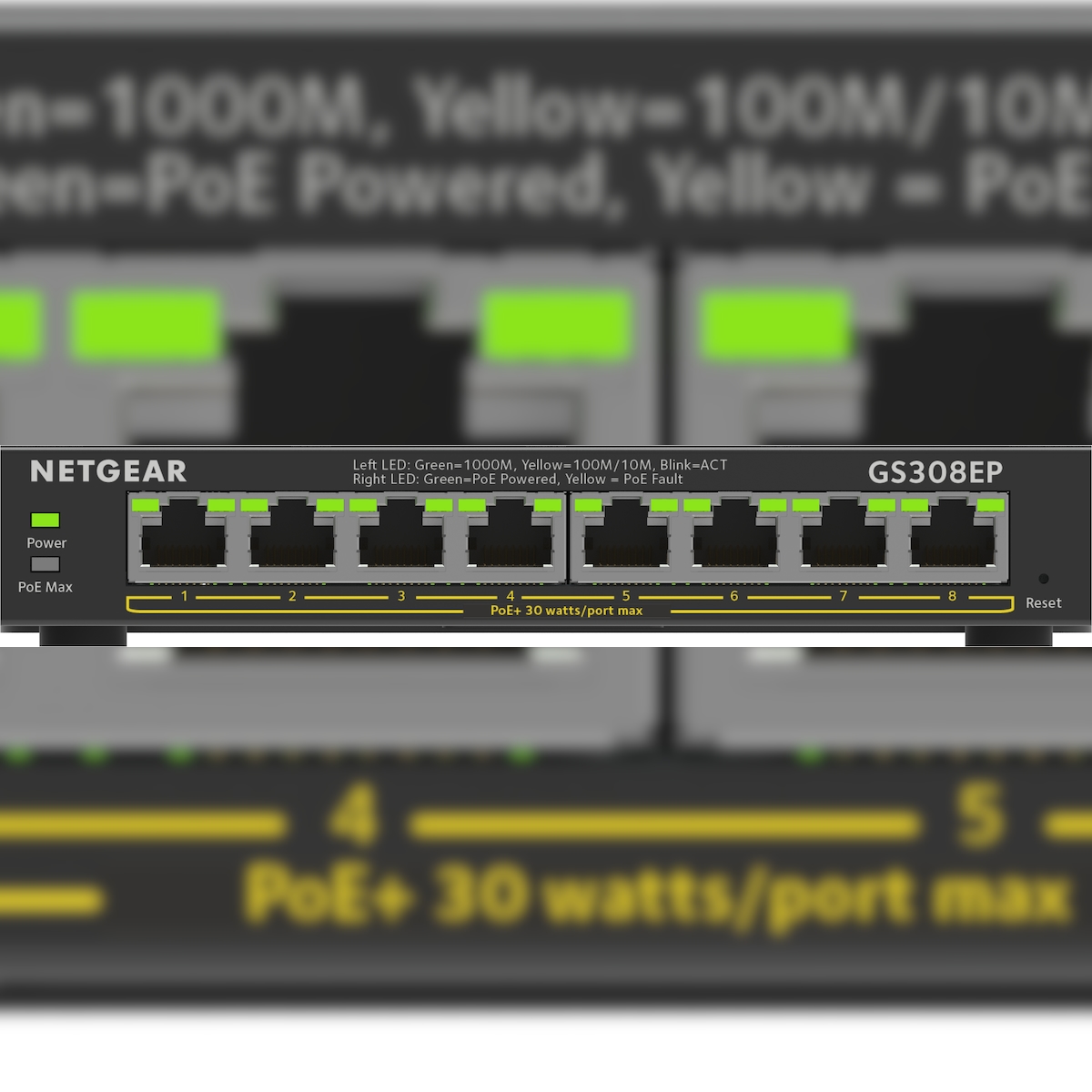 Netgear GS308EP-100PES Switch NETGEAR 8x GE GS308EP-100PES Image