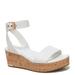 Franco Sarto Presley - Womens 8 White Sandal Medium