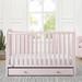 Babygap Graham 4-In-1 Convertible Crib w/ Storage Drawer - Greenguard Gold Certified, Bianca White in Pink | 35.25 H x 30.5 W x 54.75 D in | Wayfair