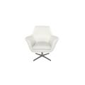 Bruce Swivel Armchair White