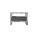 Strada Nightstand Gray