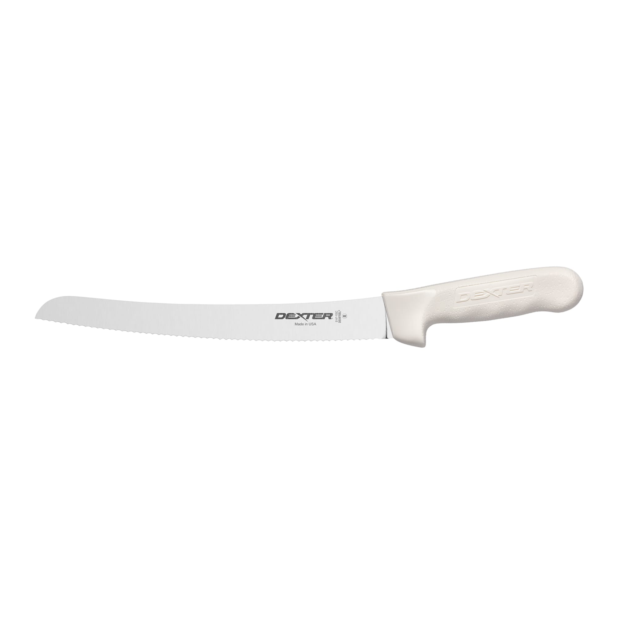 Dexter Russell S163-9SCG-PCP SANI-SAFE 9" Sandwich Knife w/ Green Handle, High-Carbon Steel