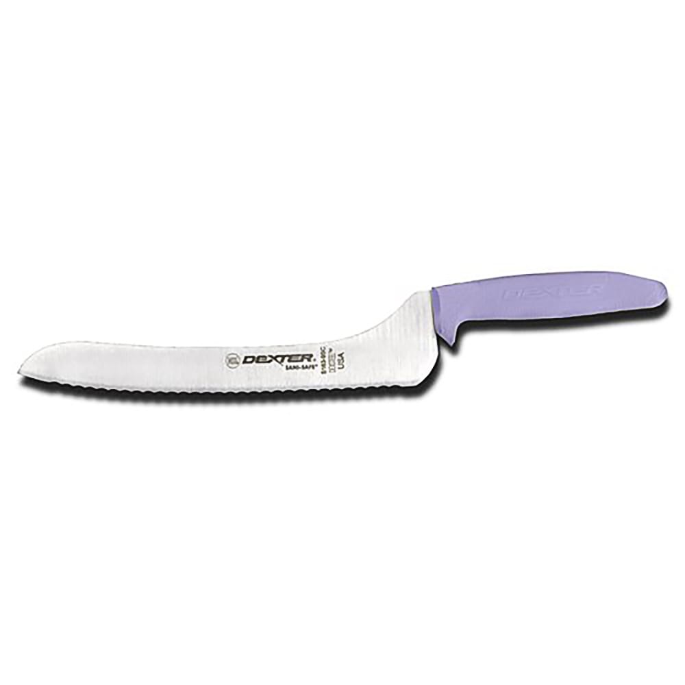 Dexter Russell S163-9SCP-PCP SANI-SAFE 9" Sandwich Knife w/ Purple Handle, High-Carbon Steel