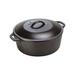 Lodge L8DOL3 5 qt Cast Iron Dutch Oven, Black