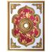 Artistry Lighting Wild Floral Center Rectangle Ceiling Medallion, Fiberglass in White | 2.5 H x 63 W x 47 D in | Wayfair ART1216-F-095