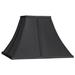 Square Curved Black Lamp Shade 6x14x9 1/2 (Spider)