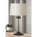 Robert Abbey Andre 28 5/8" Modern Clear Glass Table Lamp