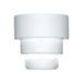 Fasciato 10"H White Bisque Up/Down LED Outdoor Wall Light