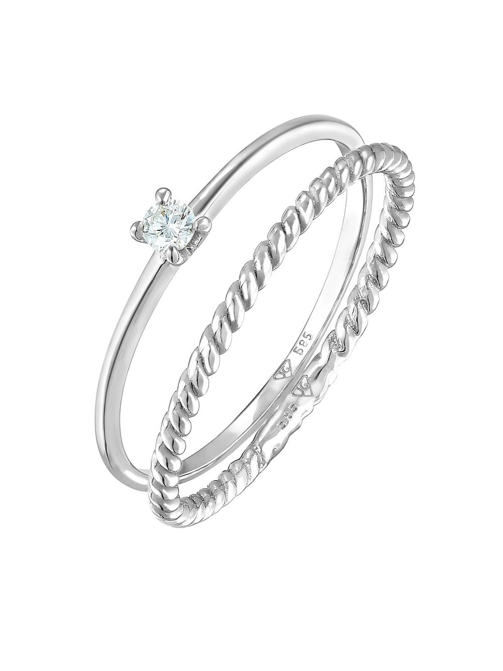 Elli Diamonds Ring Damen silber, 52 Image