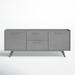 AllModern Walter 71" Wide 2 Drawer Sideboard Wood in Gray | 30 H x 71 W x 18 D in | Wayfair C27CD1CAEA644B6889169ABE18E8621D