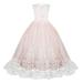 Toddler Girls Dresses Lace Princess Bridesmaid Pageant Tutu Tulle Gown Party Wedding Dresses For Girls