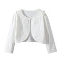 ZHAGHMIN Girls Tank Tops Size 14-16 Princess Girls Clothes Toddler Cardigan Baby Kids Bolero Tops Little Lace Girls Tops 4 Years Girls Clothes Its Not A Food Baby 7-8 Girls Clothes Little Girls Clot