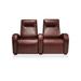 Bass Signature Series Home Theater Lounger (Row of 2) | Wayfair St. Tropez RwOf2 Loung - Motorized(Mhgy Wood ft)(Gld cup hldr)